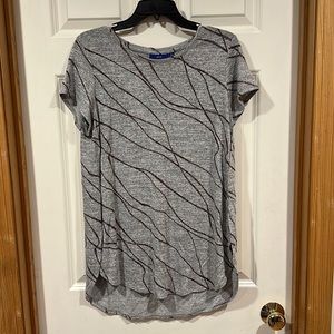 Apt 9 Oversized Gray Top, Size L